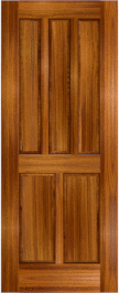 Raised  Panel   Chatsworth  Teak  Doors